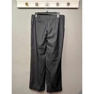 Calvin Klein Jeans Womens 6 Wide Leg Dark Wash Mid Rise‎ Trouser Chambray